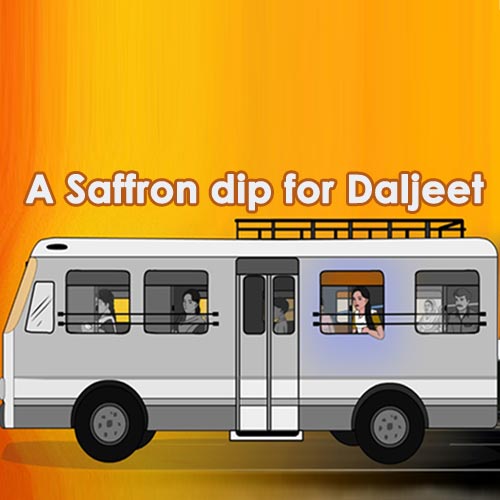 A Saffron dip for Daljeet